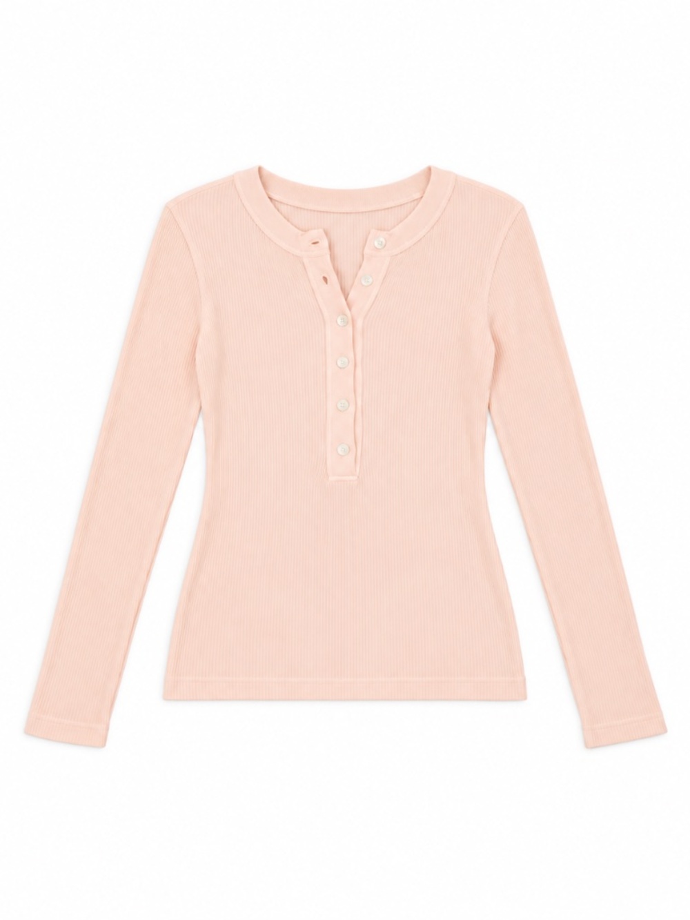 Citizens of Humanity Drea waffle-knit Henley